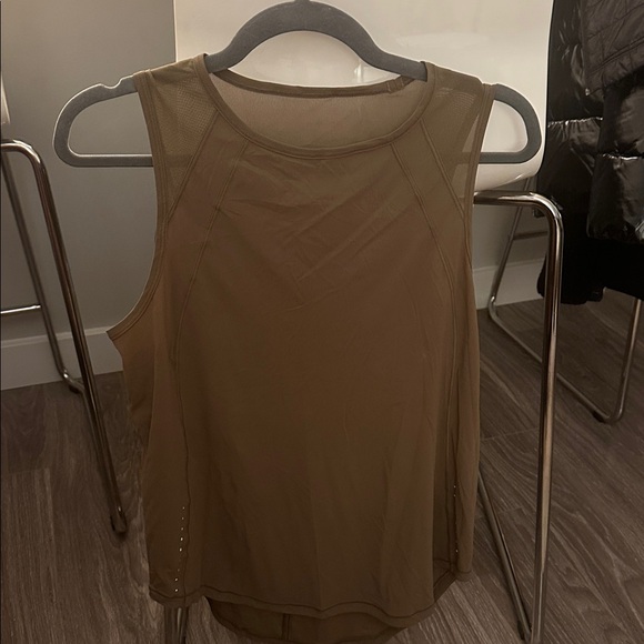 lululemon athletica Tops - Lululemon Tan Brown Sculpt Tank
